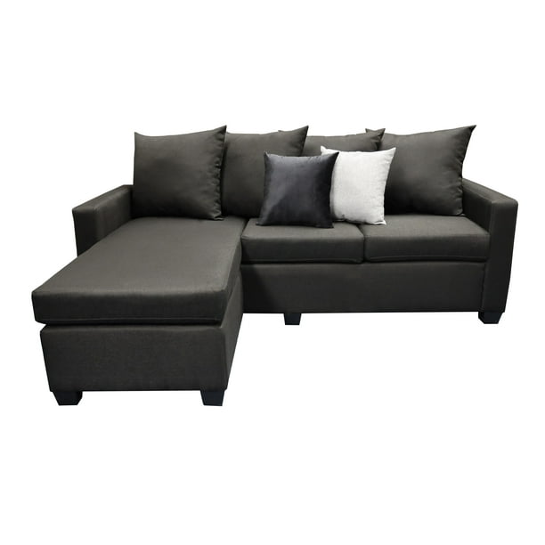 Sala Esquinera EL BAZAR STORE Ares 215x165 cm Lino nacional Gris Oxford
