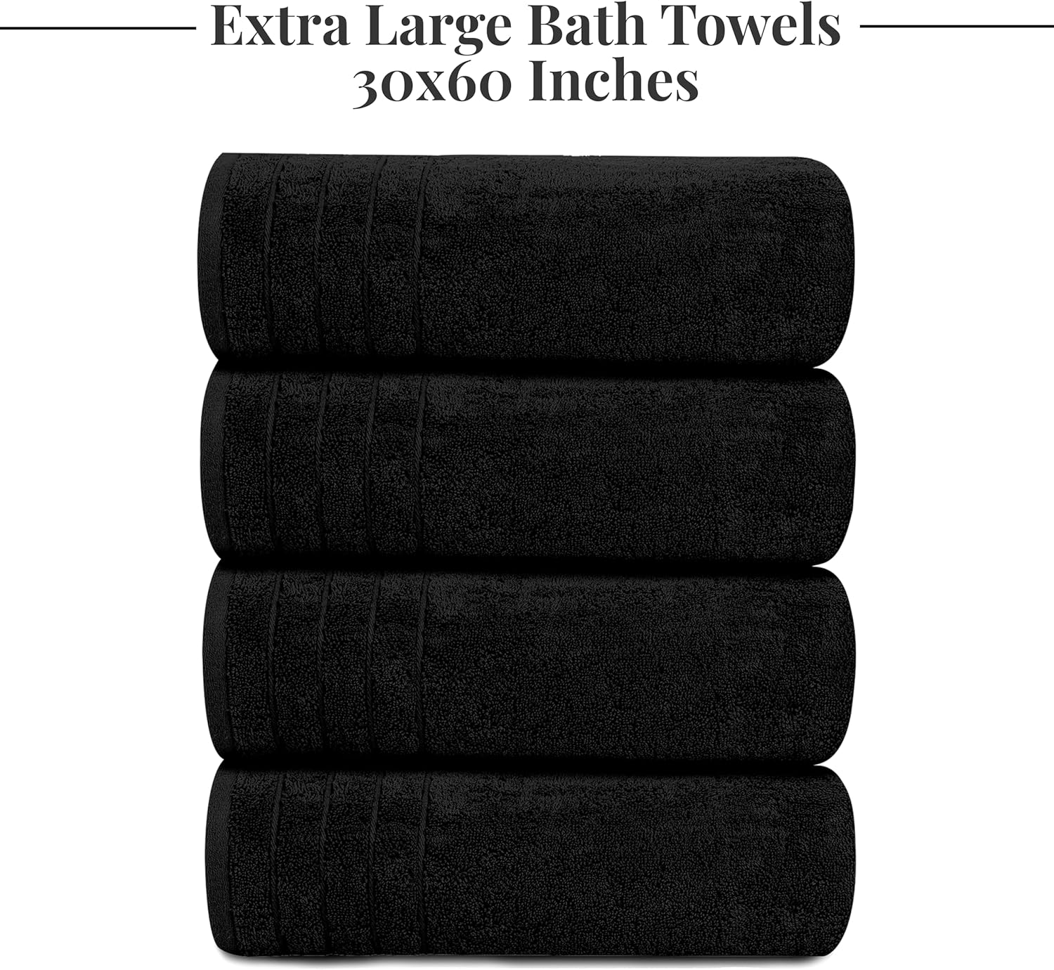 Toallas de baño extragrandes Tens Towels de 76 x 152 cm, 100 % algodón, más grandes y ligeras, de secado rápido, ligeras, súper suaves y absorbentes, perfectas para el baño.