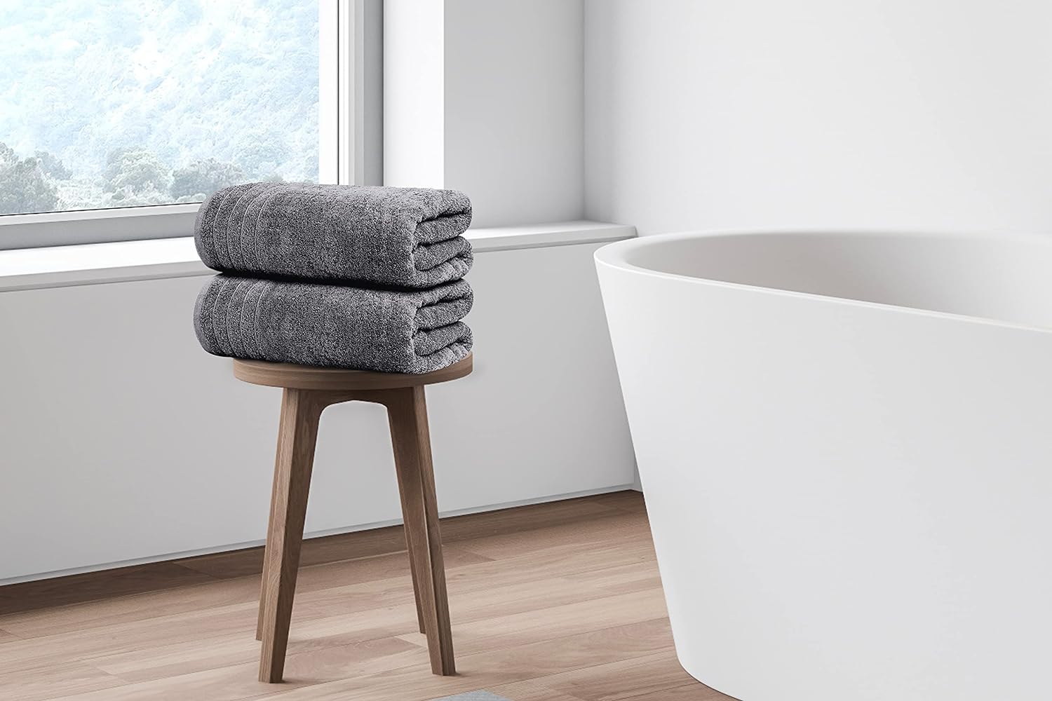 Toallas de baño extragrandes Tens Towels de 76 x 152 cm, 100 % algodón, más grandes y ligeras, de secado rápido, ligeras, súper suaves y absorbentes, perfectas para el baño.