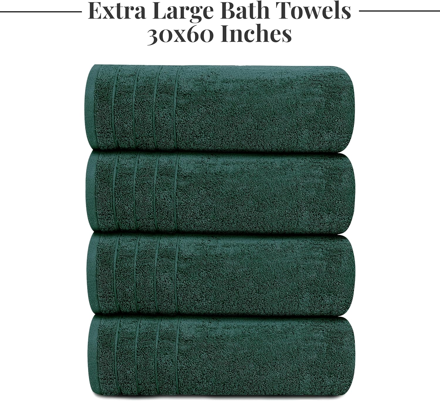 Toallas de baño extragrandes Tens Towels de 76 x 152 cm, 100 % algodón, más grandes y ligeras, de secado rápido, ligeras, súper suaves y absorbentes, perfectas para el baño.