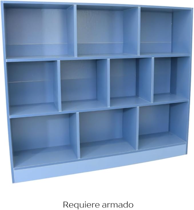 Librero Organizador Minimalista | Mueble con Entrepaños de Madera
