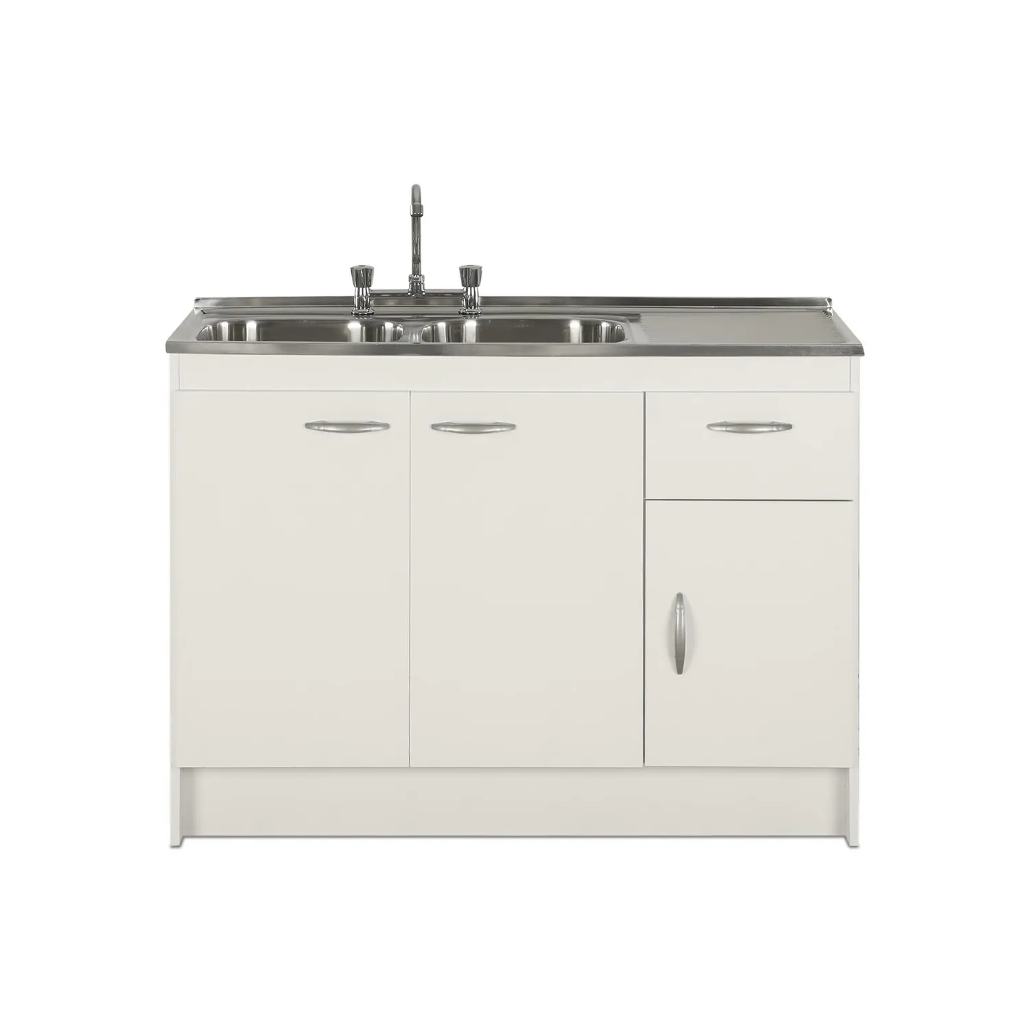 Mueble Cocina con Lavaplato Derecho 120Cm y Grifería