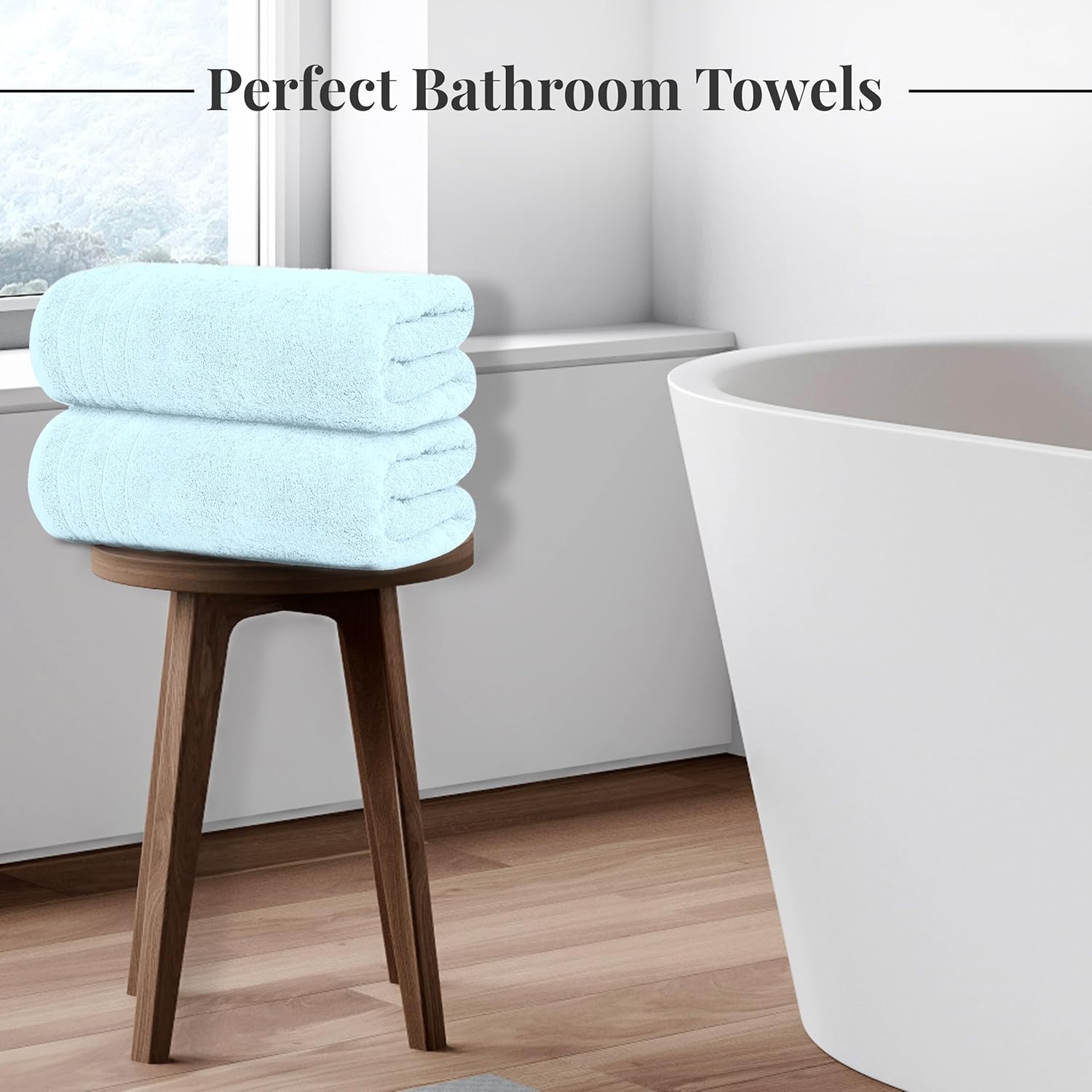Toallas de baño extragrandes Tens Towels de 76 x 152 cm, 100 % algodón, más grandes y ligeras, de secado rápido, ligeras, súper suaves y absorbentes, perfectas para el baño.