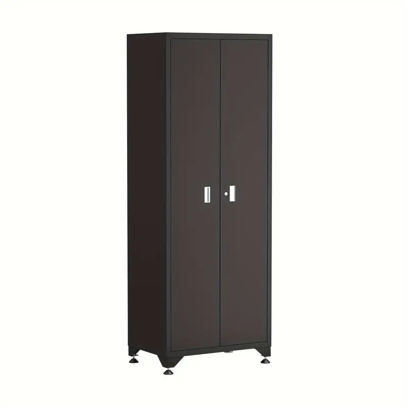 Taller de 6 piezas en negro, gabinete de almacenamiento para garaje, incluye cajones de acero, cofre rodante y tablero de clavijas, gabinete de almacenamiento con cerradura, perfecto para organizar el garaje y las herramientas.