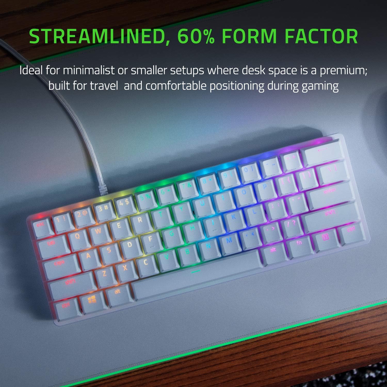 Razer Huntsman Mini 60% Teclado Gaming Teclado Negro clásico (Reacondicionado)