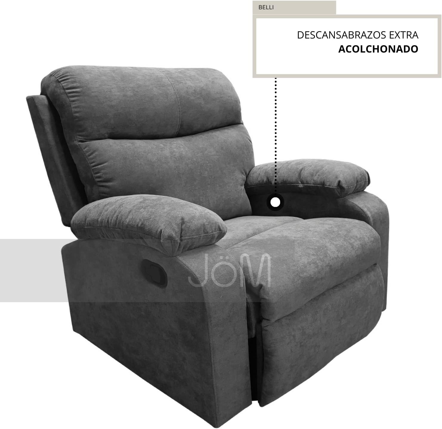 Sillón reclinable Modelo Belli (Oxford) by JÖM-trapo