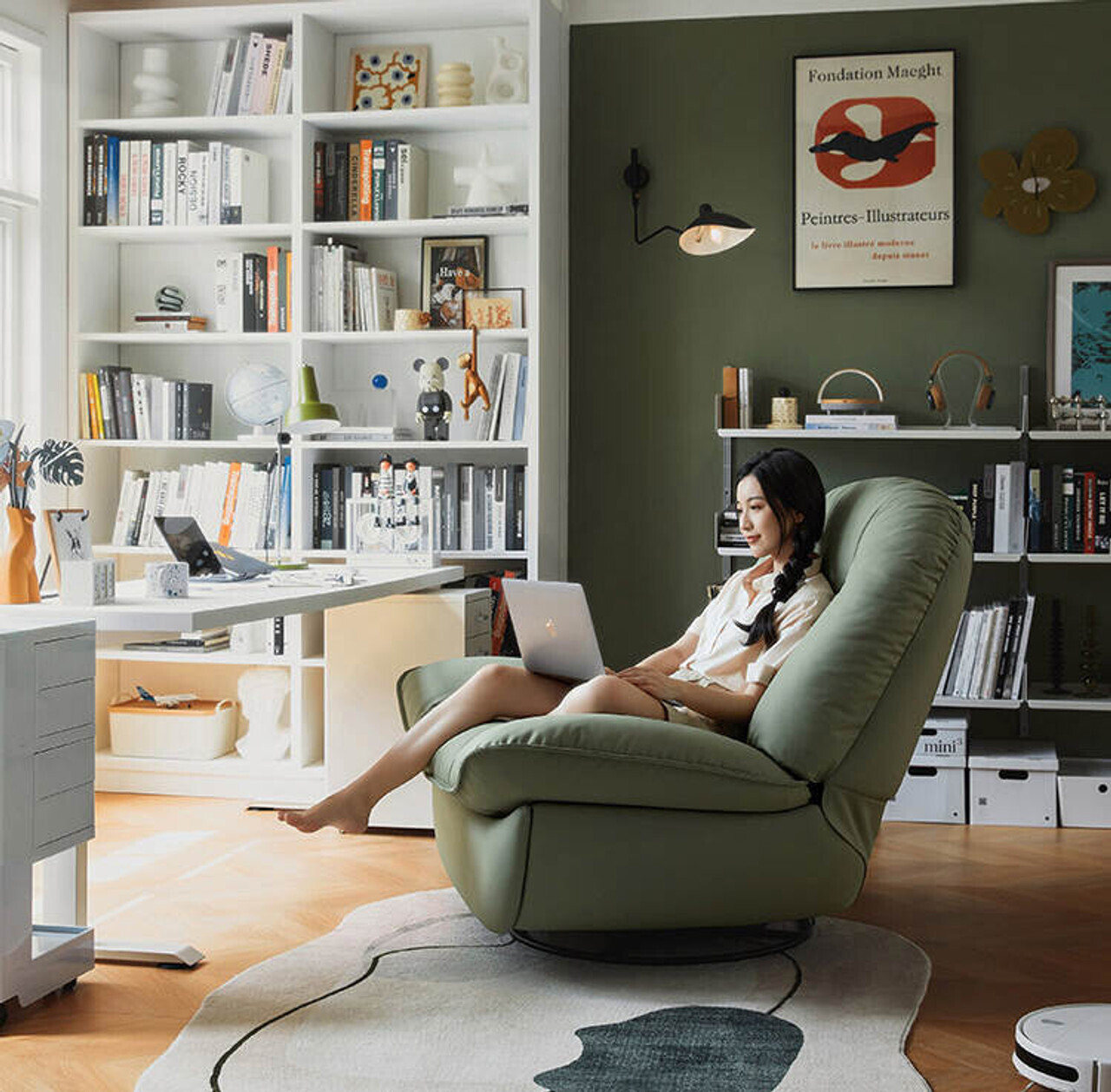 🎉Gran venta🔥 Sillón inteligente con control de voz Sofá eléctrico inteligente
