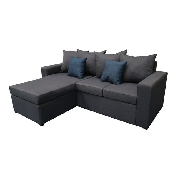 Sala Esquinera EL BAZAR STORE Ares 215x165 cm Lino nacional Gris Oxford