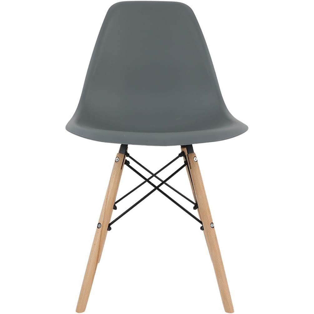 GAON. 4 Sillas Eames Modernas Minimalistas |Ergonómicas Ideales para Comedor Restaurantes y Cocinas (Negro.)