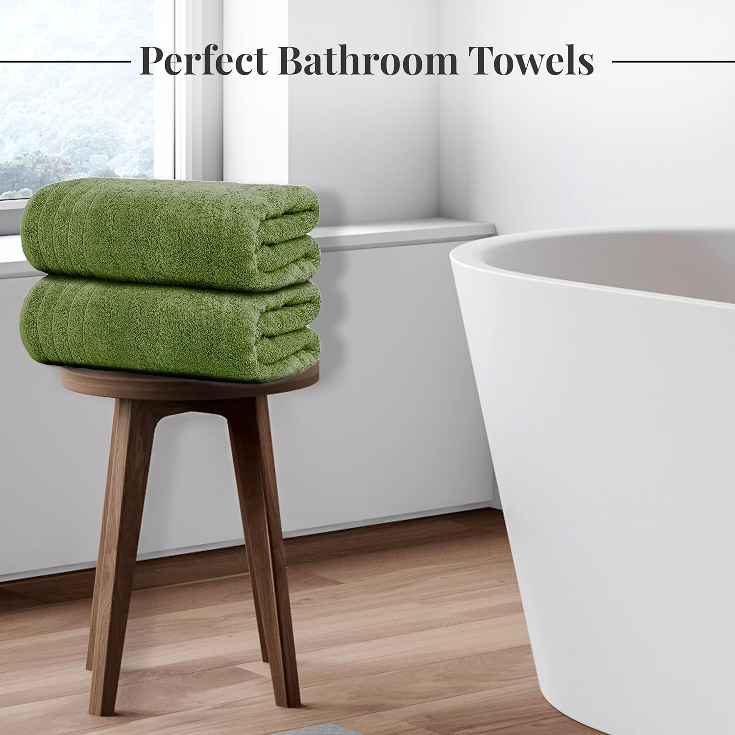 Toallas de baño extragrandes Tens Towels de 76 x 152 cm, 100 % algodón, más grandes y ligeras, de secado rápido, ligeras, súper suaves y absorbentes, perfectas para el baño.