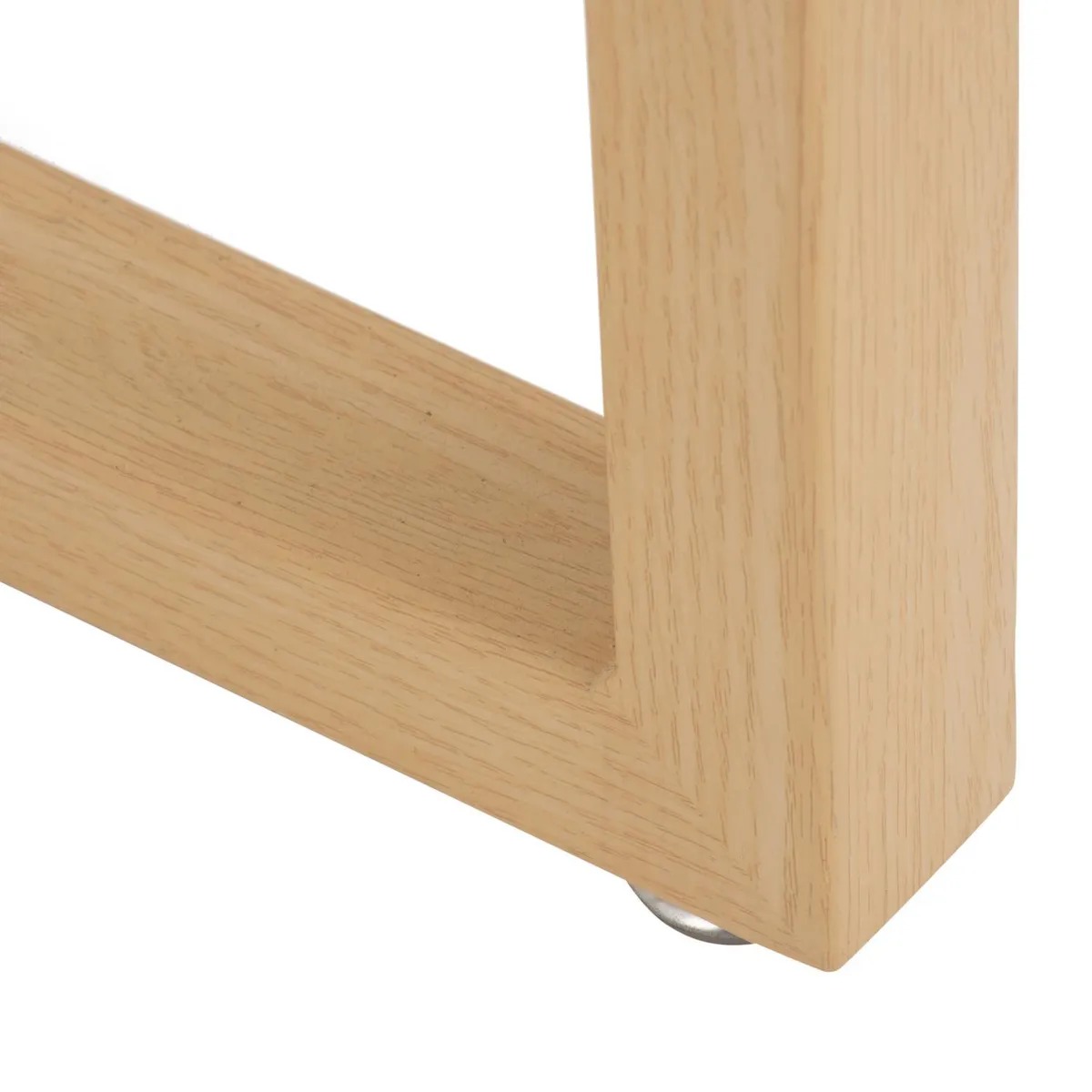 Juego de Comedor Graph 4 Sillas Mesa Rectangular 100x100x75 cm Natural/Transparente