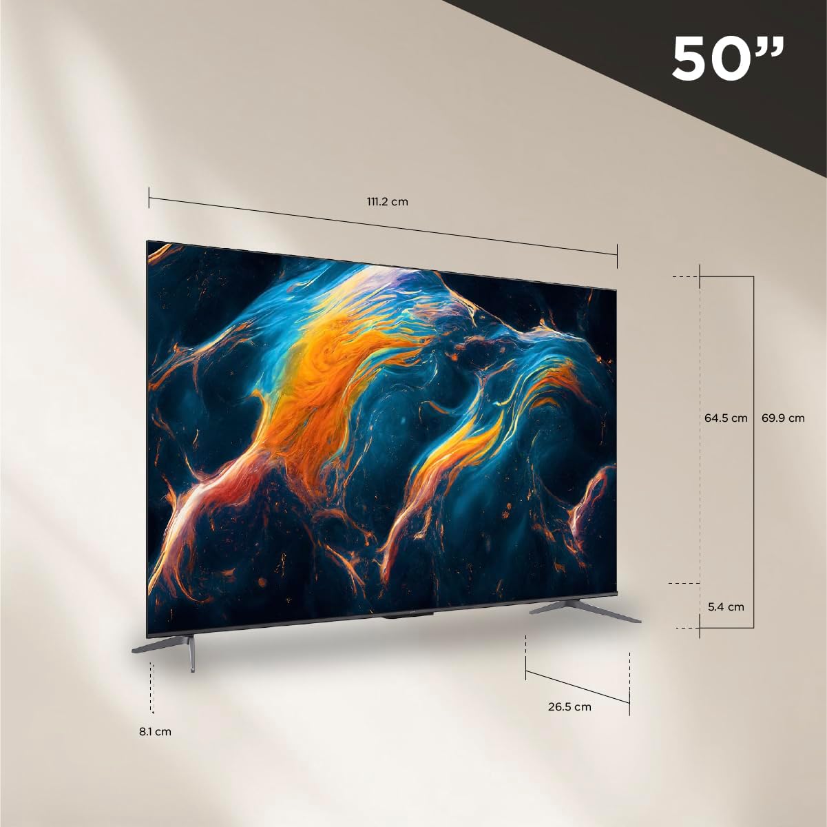 TCL Smart TV Pantalla 55" 55Q650G Google TV QLED Compatible con Alexa