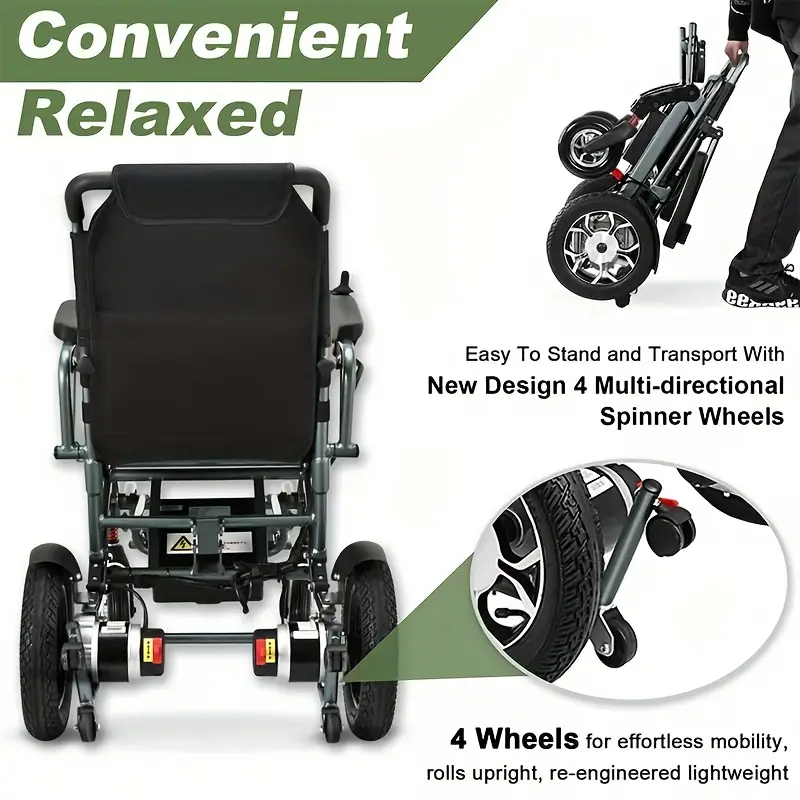 Silla de ruedas eléctrica para adultos, sillas de ruedas eléctricas