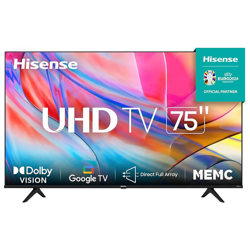 Hisense Pantalla 75" 4K Smart TV LED 65A6H Google TV