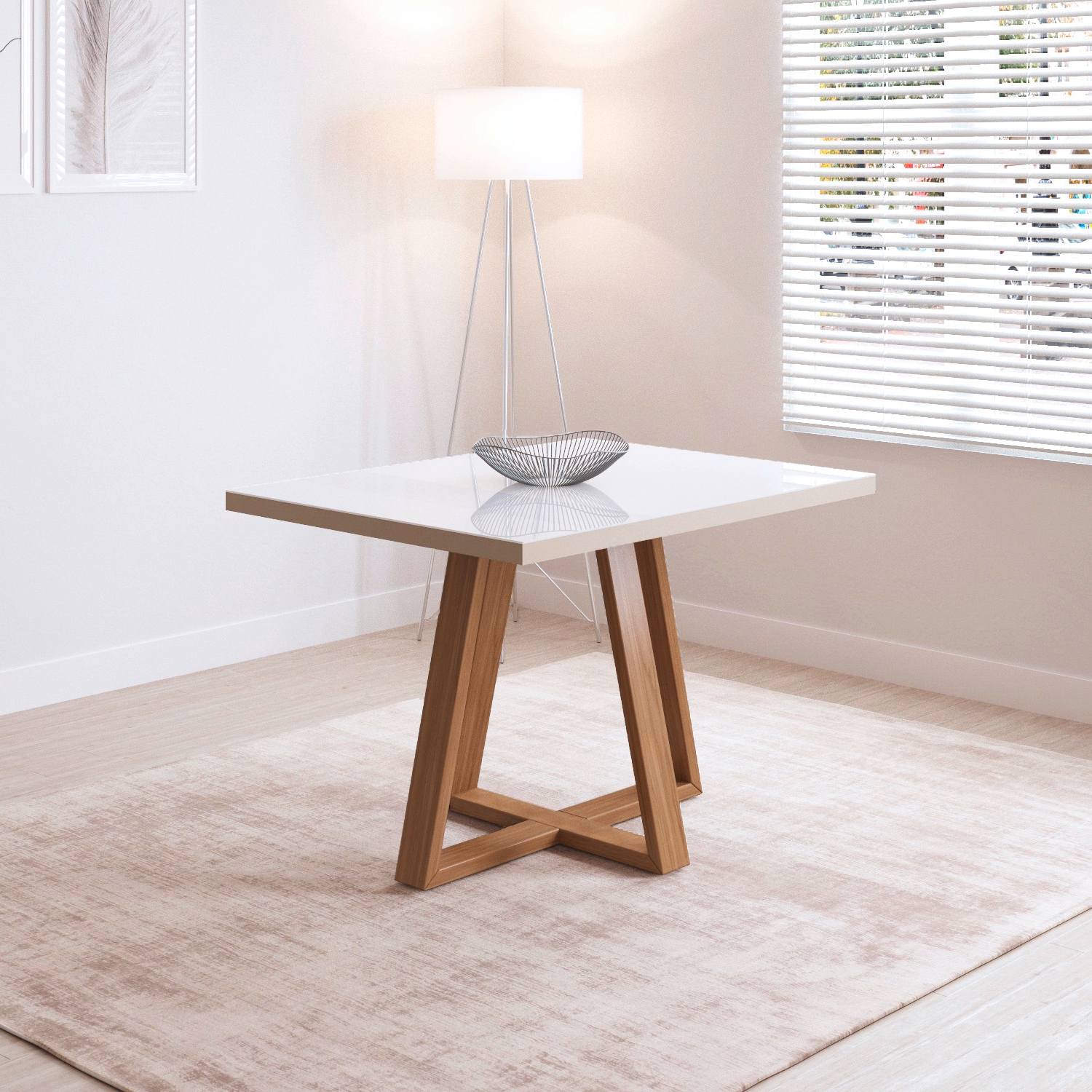 Juego De Comedor Mara 120+4 Sillas Daisy Decocasa