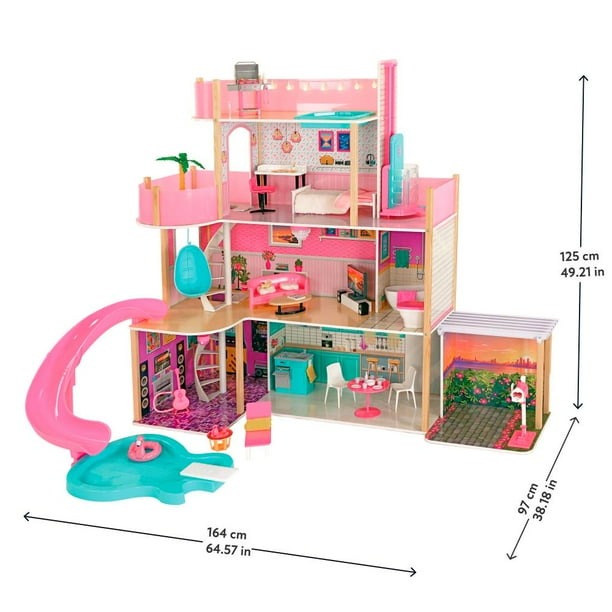 Casa para Muñecas Rosa