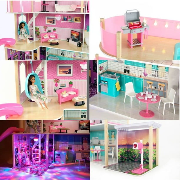 Casa para Muñecas Rosa