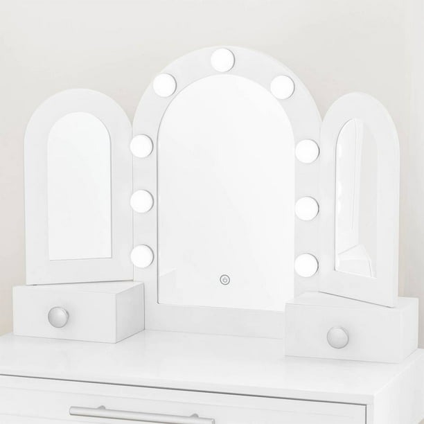 Tocador Infantil Blanco con Luces