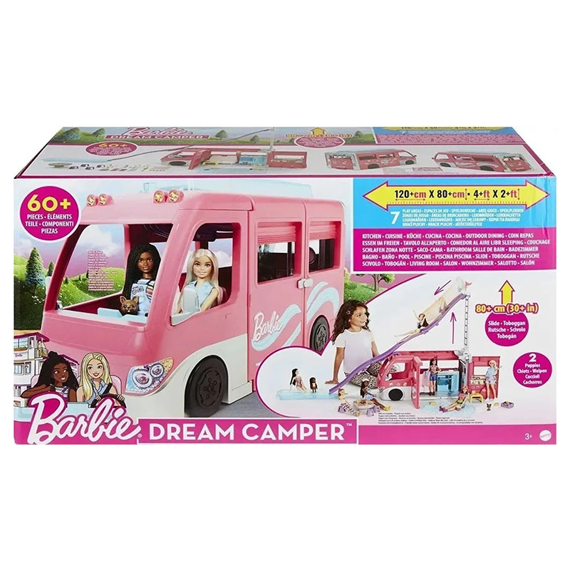 Barbie Caravana Dreamcamper Cámper De Los Sueños Original Rosa Chicle