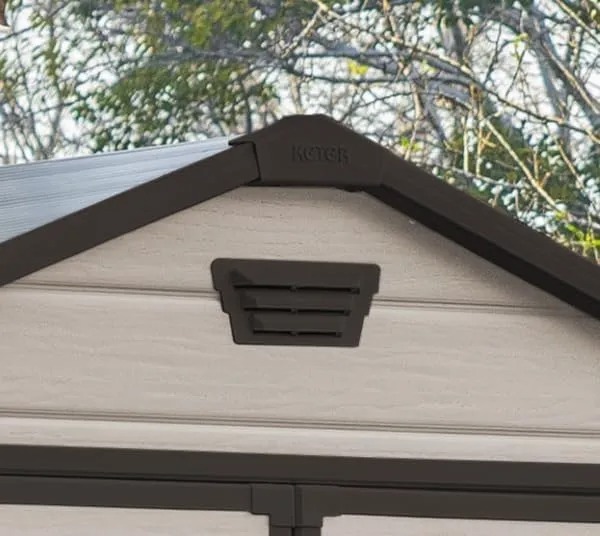 Cobertizo Exterior De Jardin Keter Manor 6x5 Color Beige