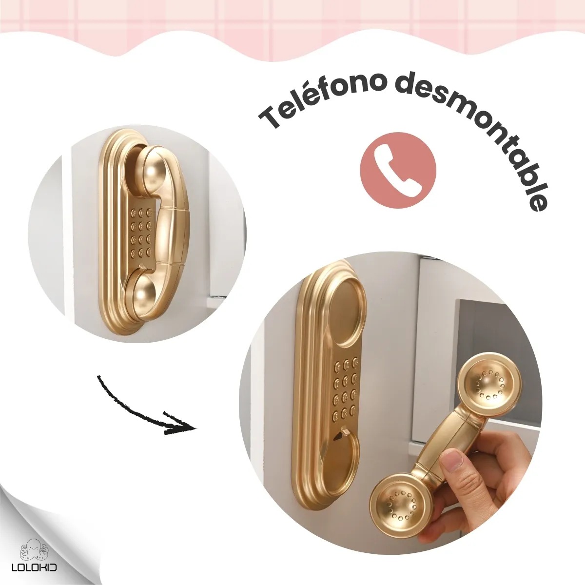 Cocinita De Madera Niños Refrigerador Utencillios Blanca Color Blanco