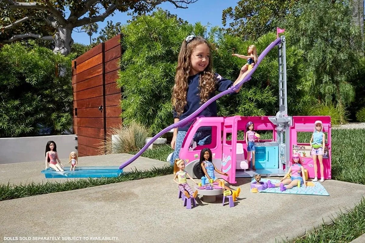 Barbie Caravana Dreamcamper Cámper De Los Sueños Original Rosa Chicle