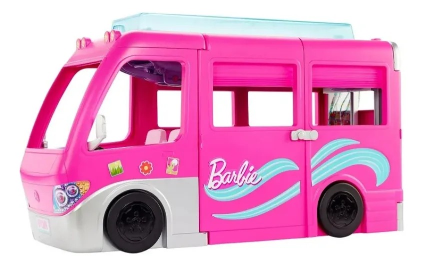 Barbie Caravana Dreamcamper Cámper De Los Sueños Original Rosa Chicle