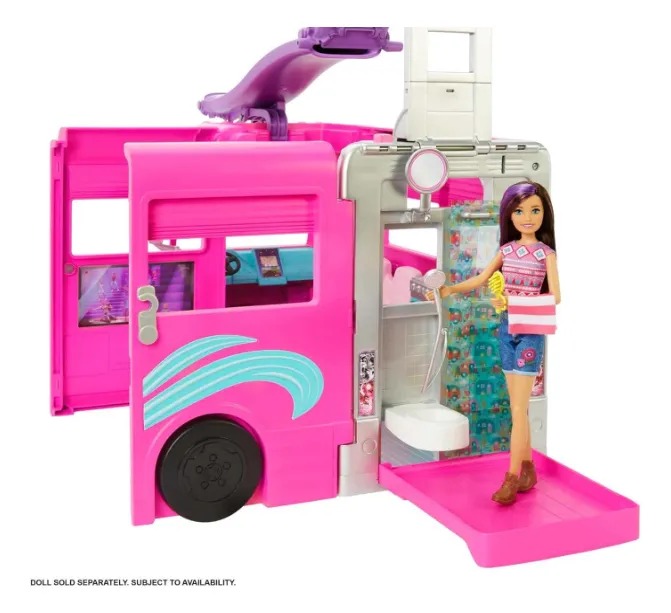 Barbie Caravana Dreamcamper Cámper De Los Sueños Original Rosa Chicle
