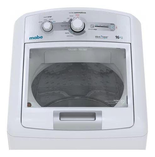 Lavadora automática Mabe LMA46102V blanca 16kg 127 V