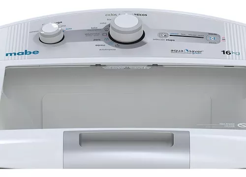 Lavadora automática Mabe LMA46102V blanca 16kg 127 V