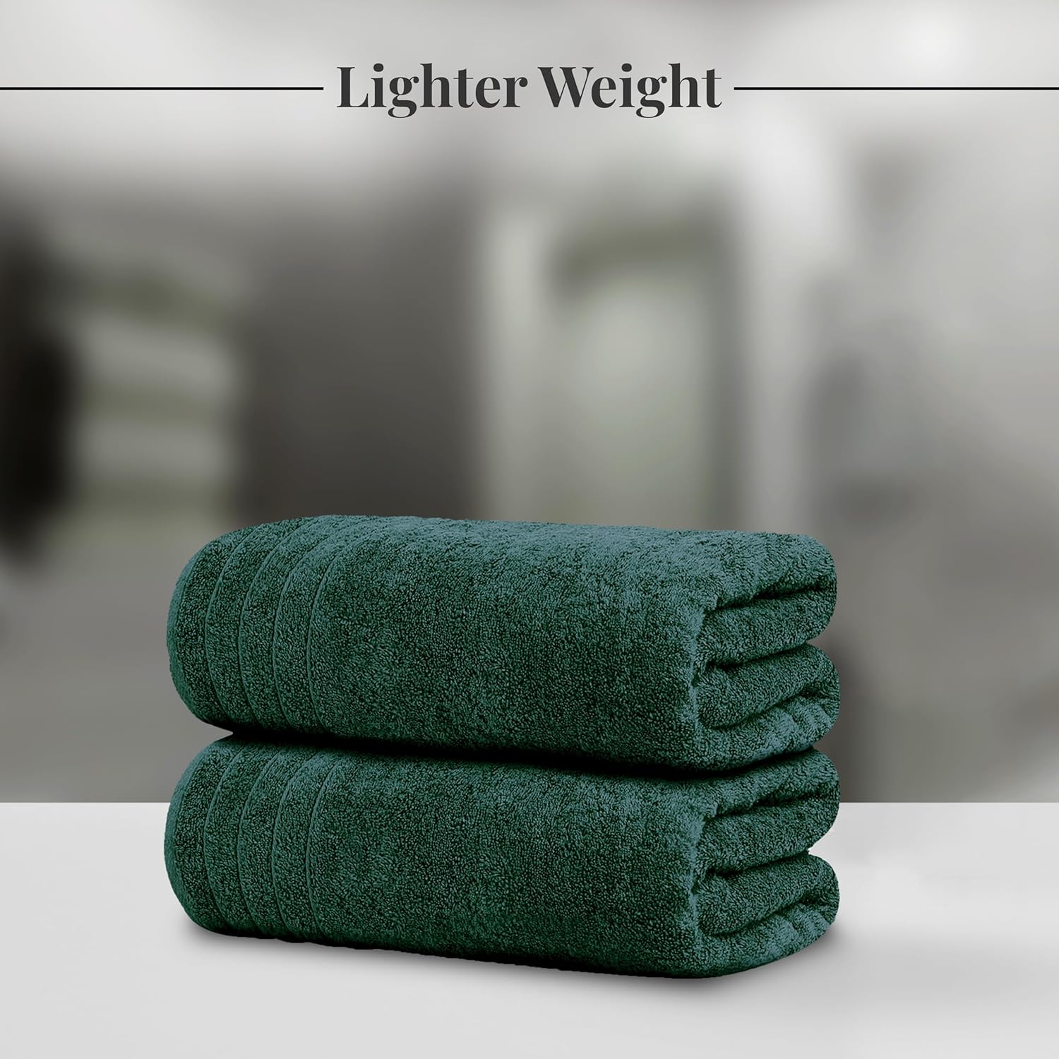 Toallas de baño extragrandes Tens Towels de 76 x 152 cm, 100 % algodón, más grandes y ligeras, de secado rápido, ligeras, súper suaves y absorbentes, perfectas para el baño.