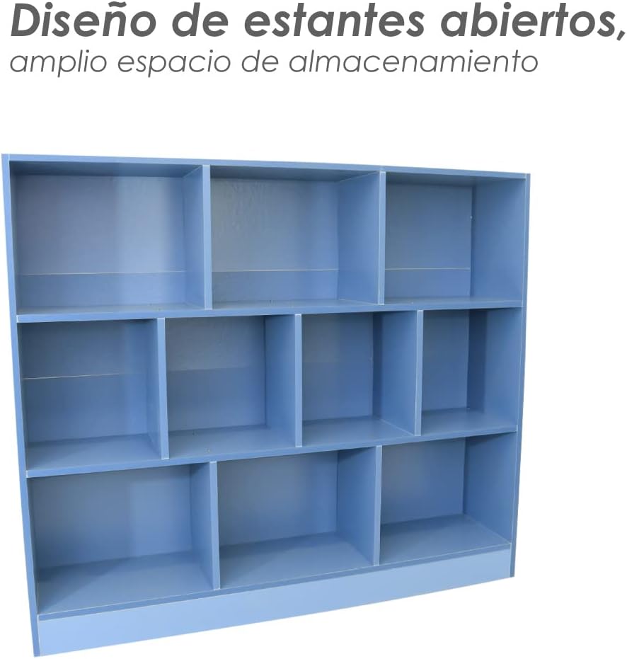 Librero Organizador Minimalista | Mueble con Entrepaños de Madera