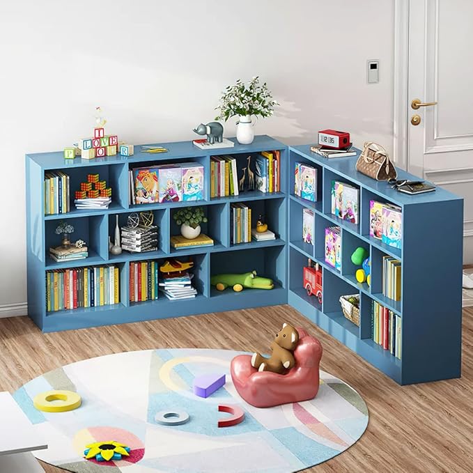 Librero Organizador Minimalista | Mueble con Entrepaños de Madera