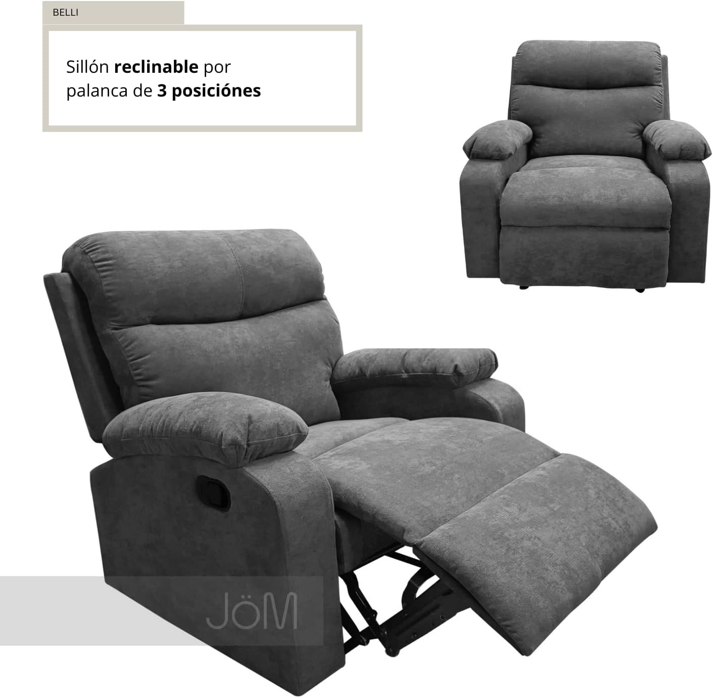 Sillón reclinable Modelo Belli (Oxford) by JÖM-trapo