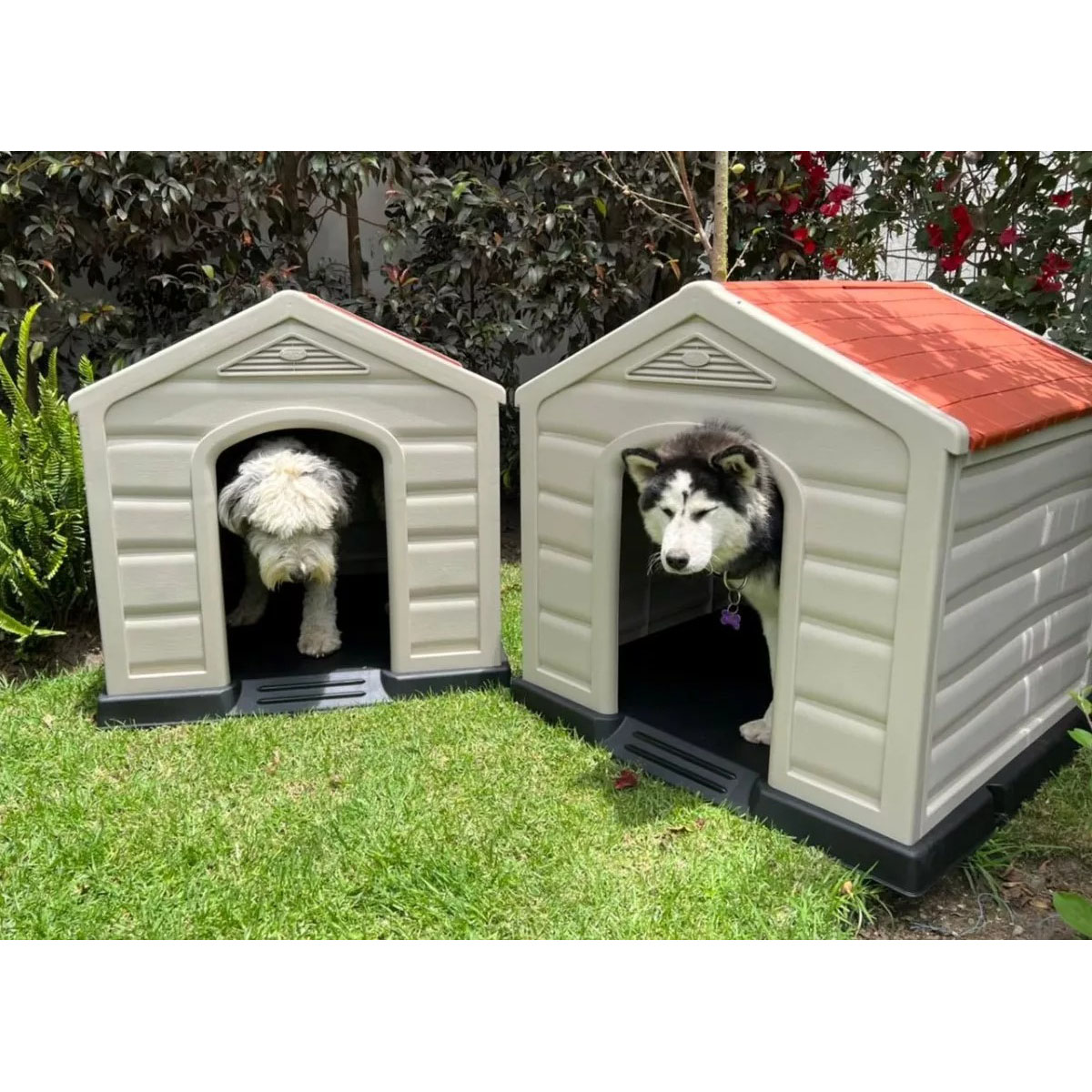 Casa Para Perro Grande Térmica Exterior Protección Contra Calor, Frío, Lluvia 90x92x89 Cm