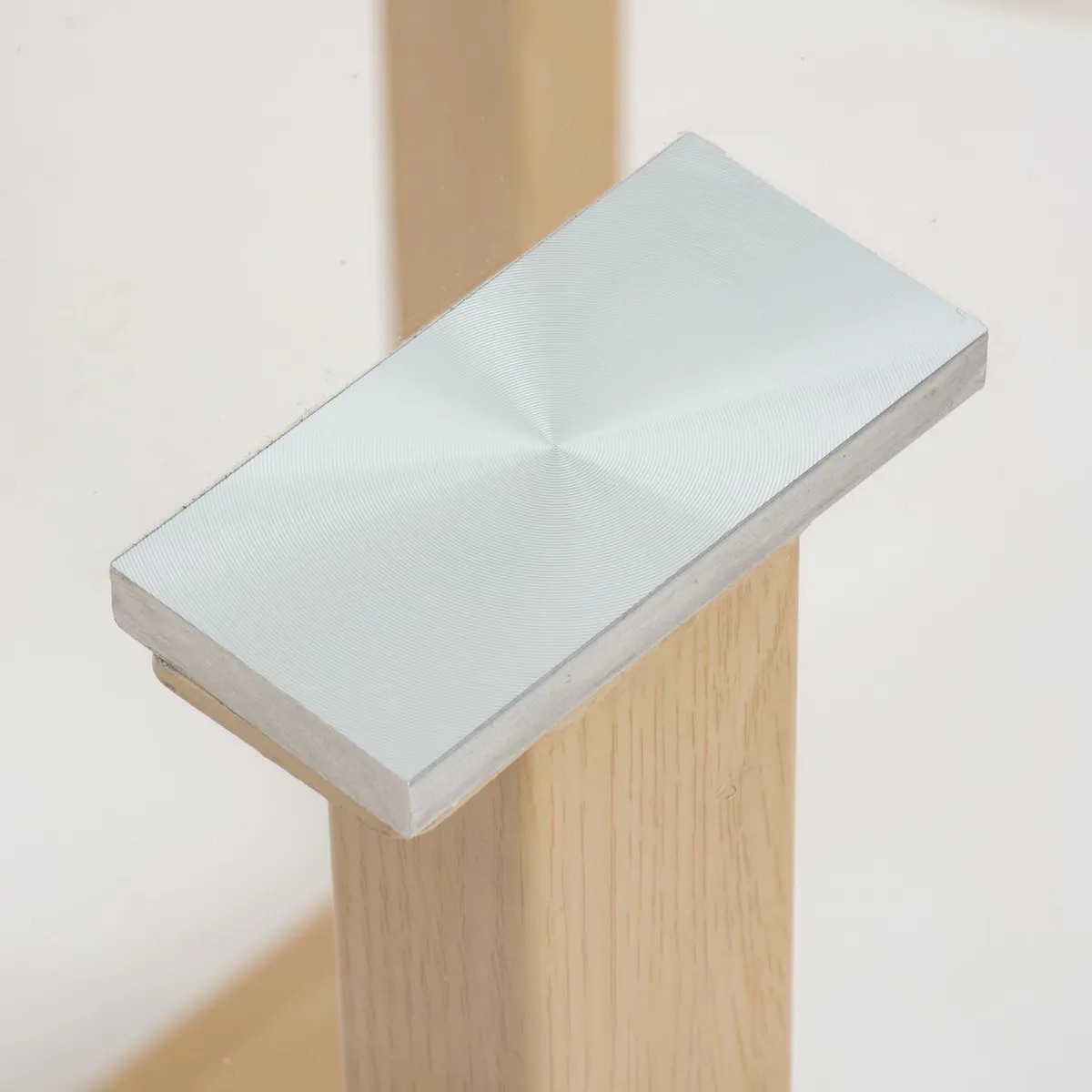 Juego de Comedor Graph 4 Sillas Mesa Rectangular 100x100x75 cm Natural/Transparente