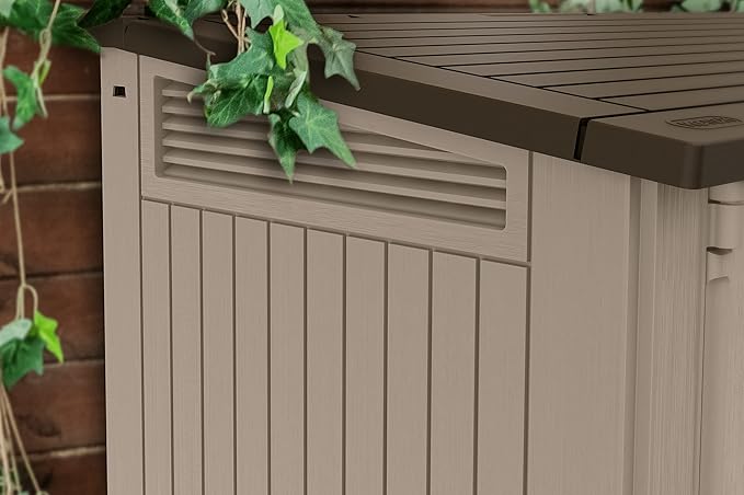 Cobertizo de Almacenamiento Sio Midi, Color Grafito, 880 litros, Caja para almacenar, Exterior