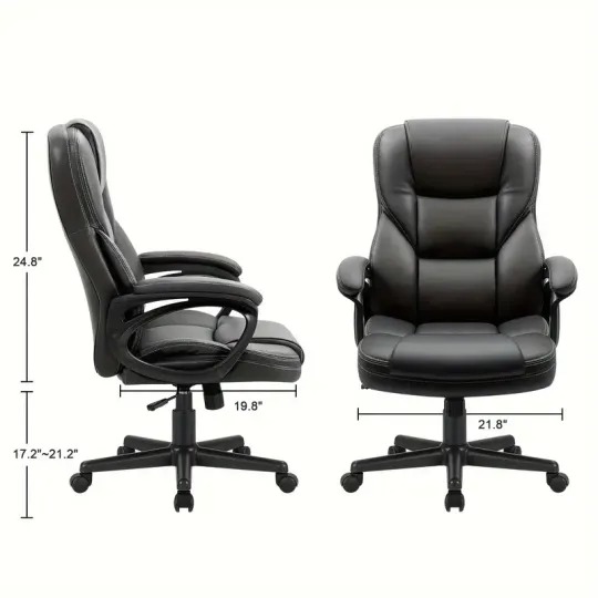 Silla Ejecutiva Ergo + Mesa de Estudio de Escritura Multipropósito para Computadora