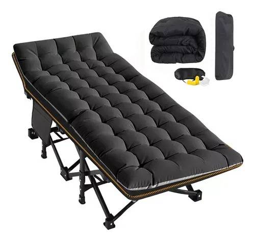 Catre Plegable Acampar Portátil Campismo Con Colchón