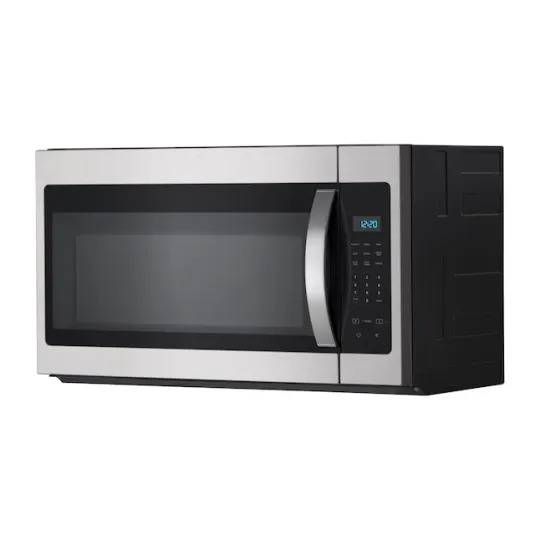 Ventilador de 2 velocidades, 1.7 pies cúbicos, 1000 vatios, 29.94 pulgadas, microondas para colocar sobre la cocina (acero inoxidable resistente a huellas dactilares)