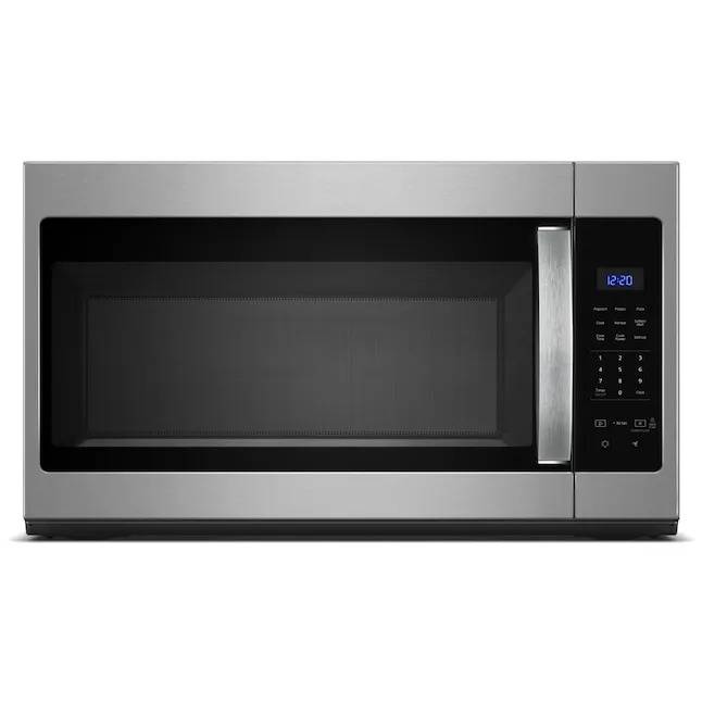 Ventilador de 2 velocidades, 1.7 pies cúbicos, 1000 vatios, 29.94 pulgadas, microondas para colocar sobre la cocina (acero inoxidable resistente a huellas dactilares)