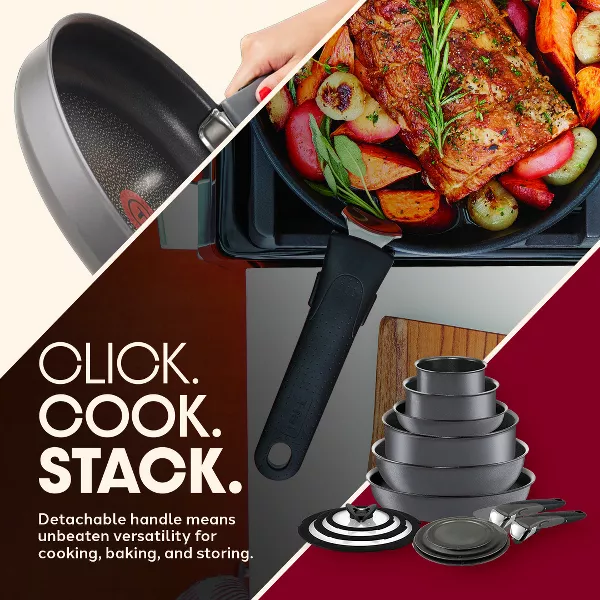 Juego de utensilios de cocina antiadherentes Ingenio Expertise de 14 piezas