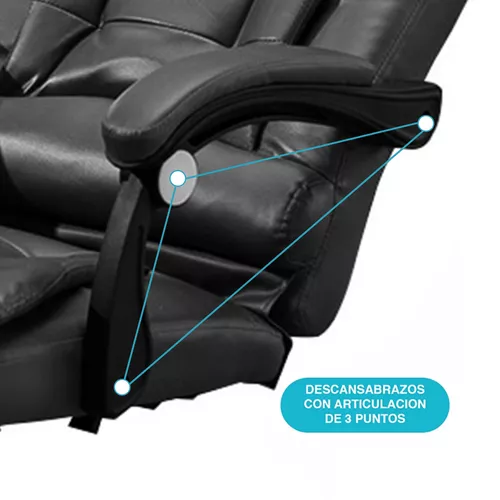 Silla De Escritorio Ergonómica HM26 Negra