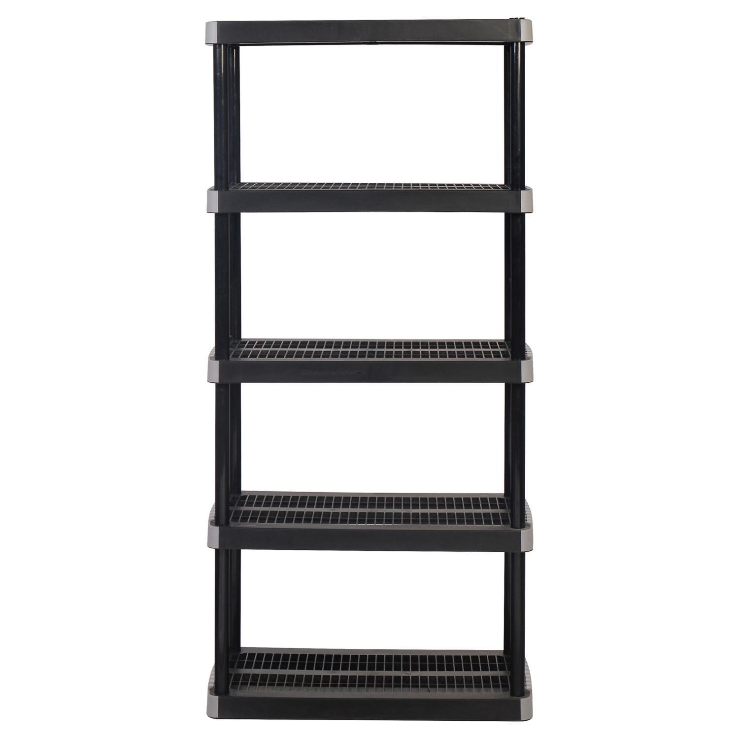 Estante 91x48x186 cm 5 repisas plástico