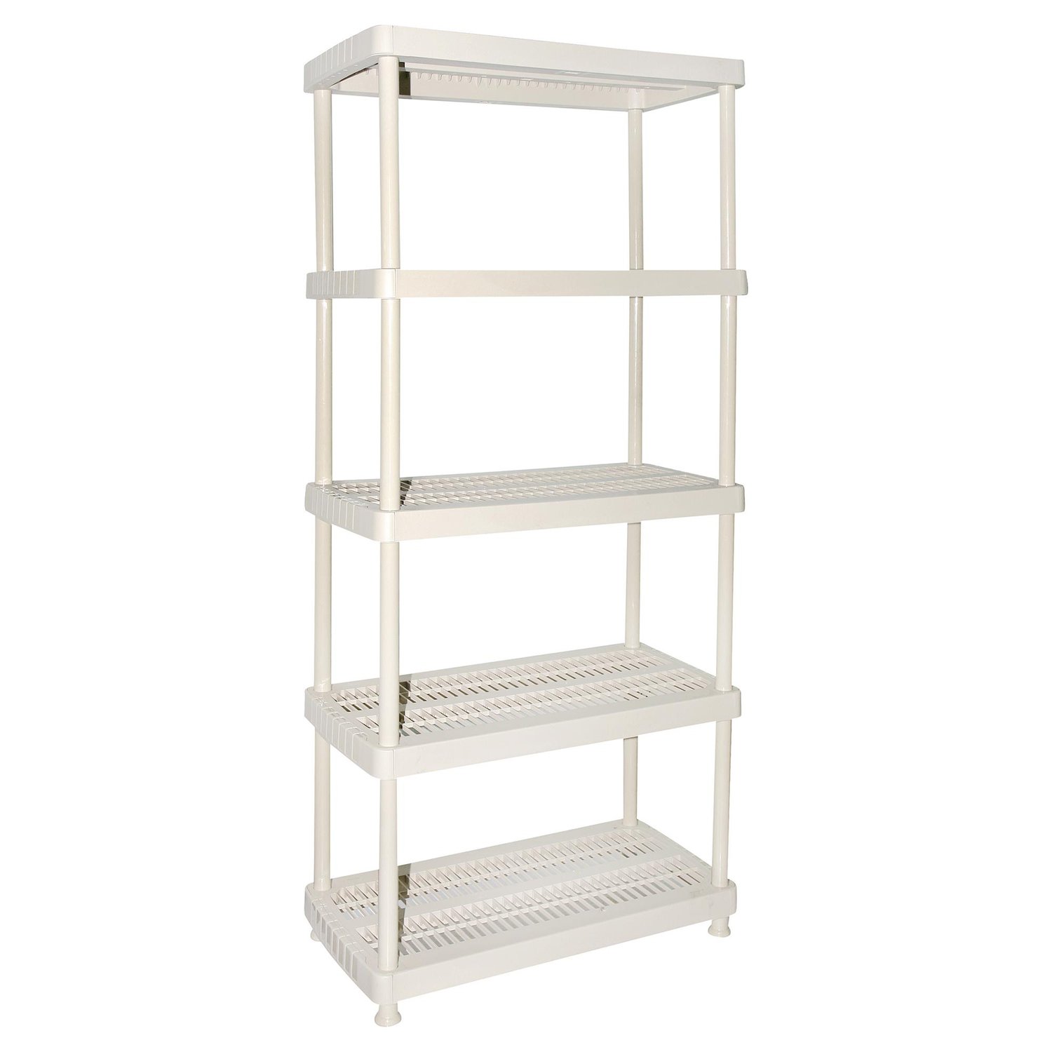 Estante 91x48x186 cm 5 repisas plástico