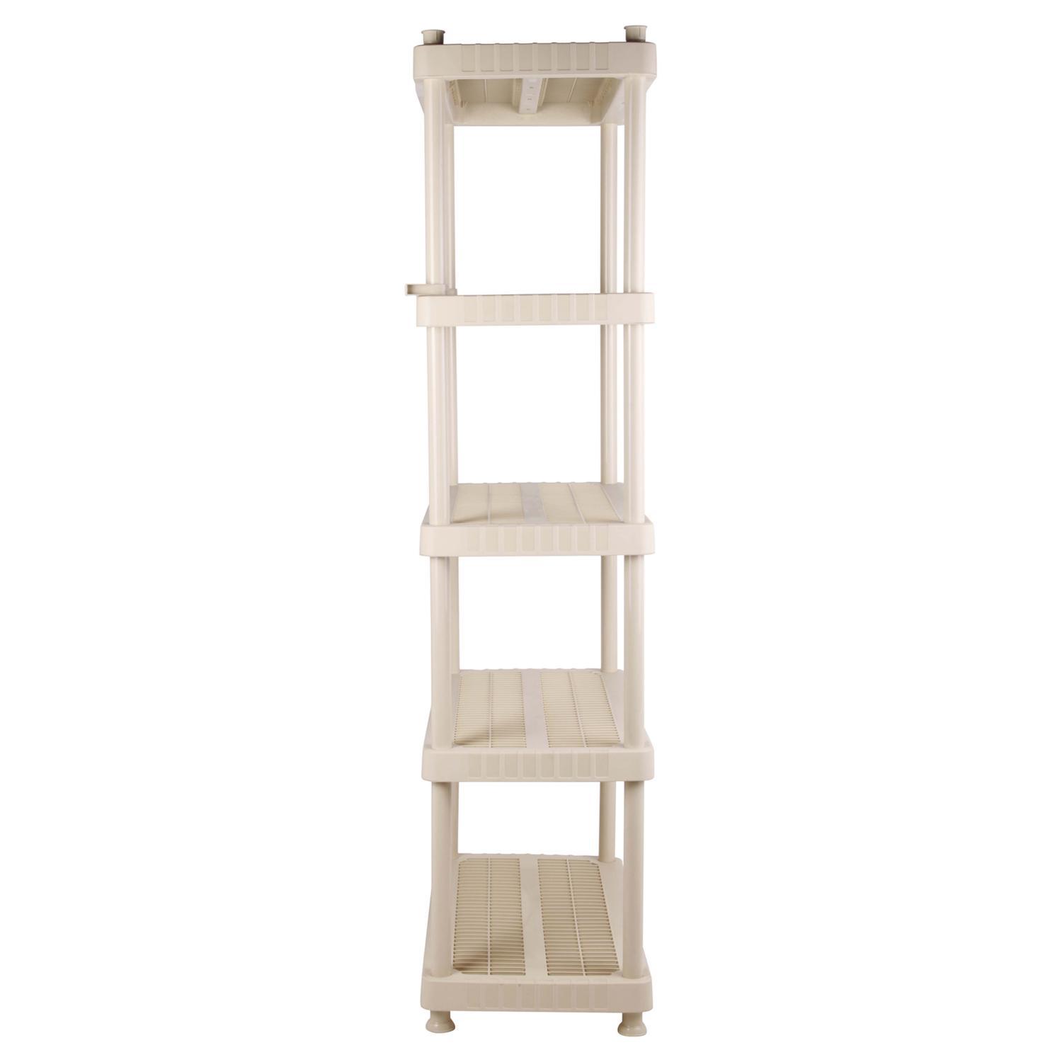 Estante 91x48x186 cm 5 repisas plástico