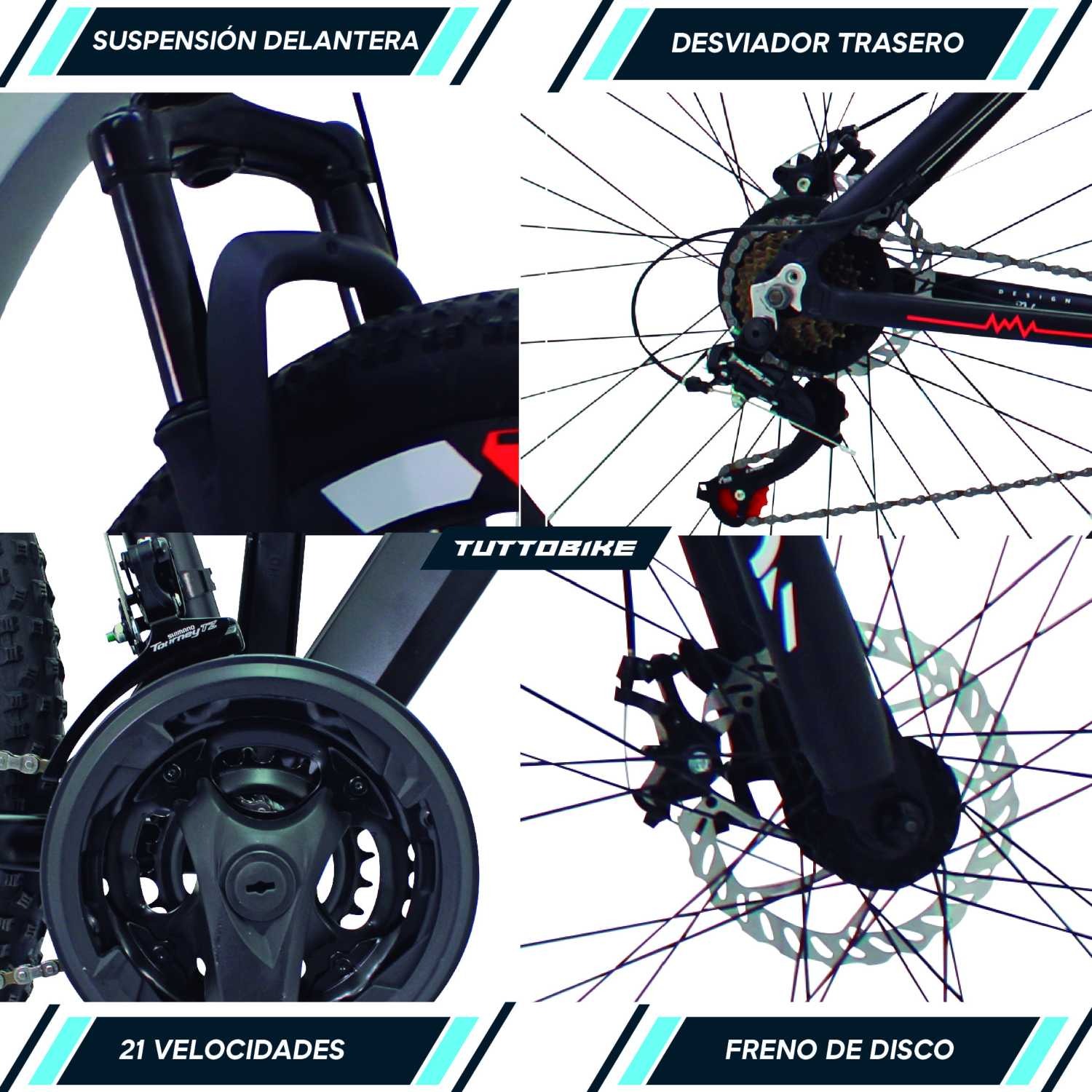 Bicicleta de Montaña Kugel Lakmus, Rodada 29, con 21 Velocidades