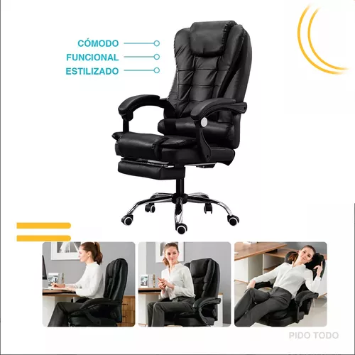 Silla De Escritorio Ergonómica HM26 Negra