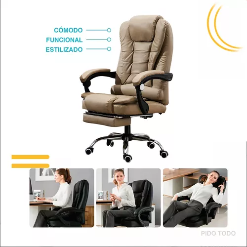 Silla De Escritorio Ergonómica HM26 Negra