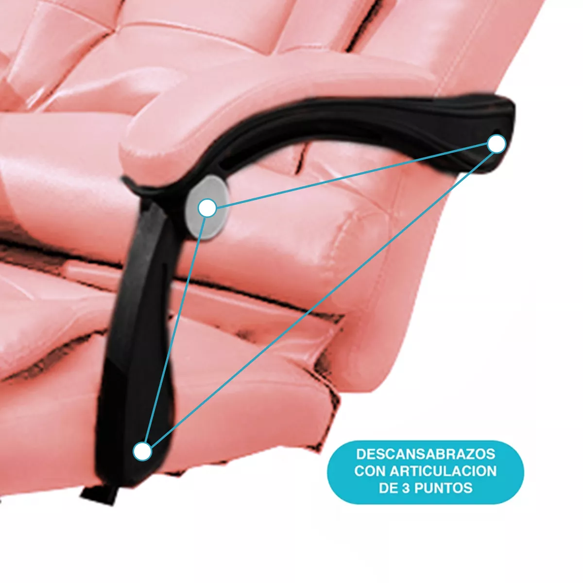 Silla De Escritorio Ergonómica HM26 Negra